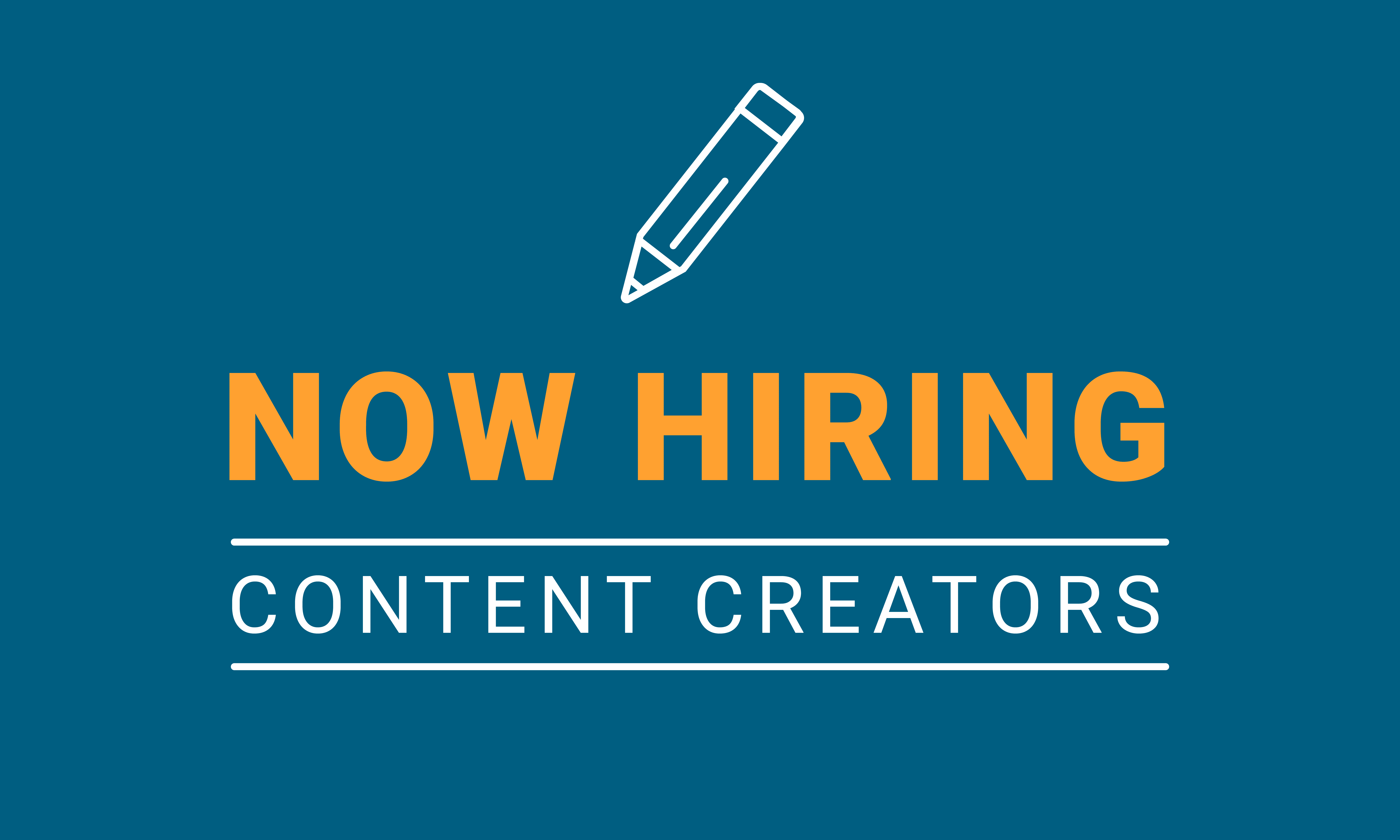 Step on Up Content Creators – We’re Hiring